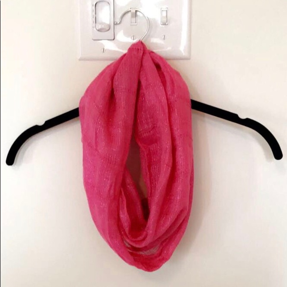 Pink Infinity Scarf